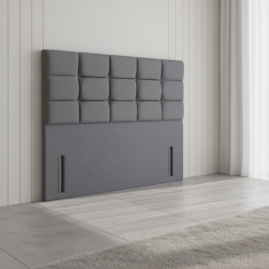 Madrid Floor Standing Upholstered Fabric Headboard
