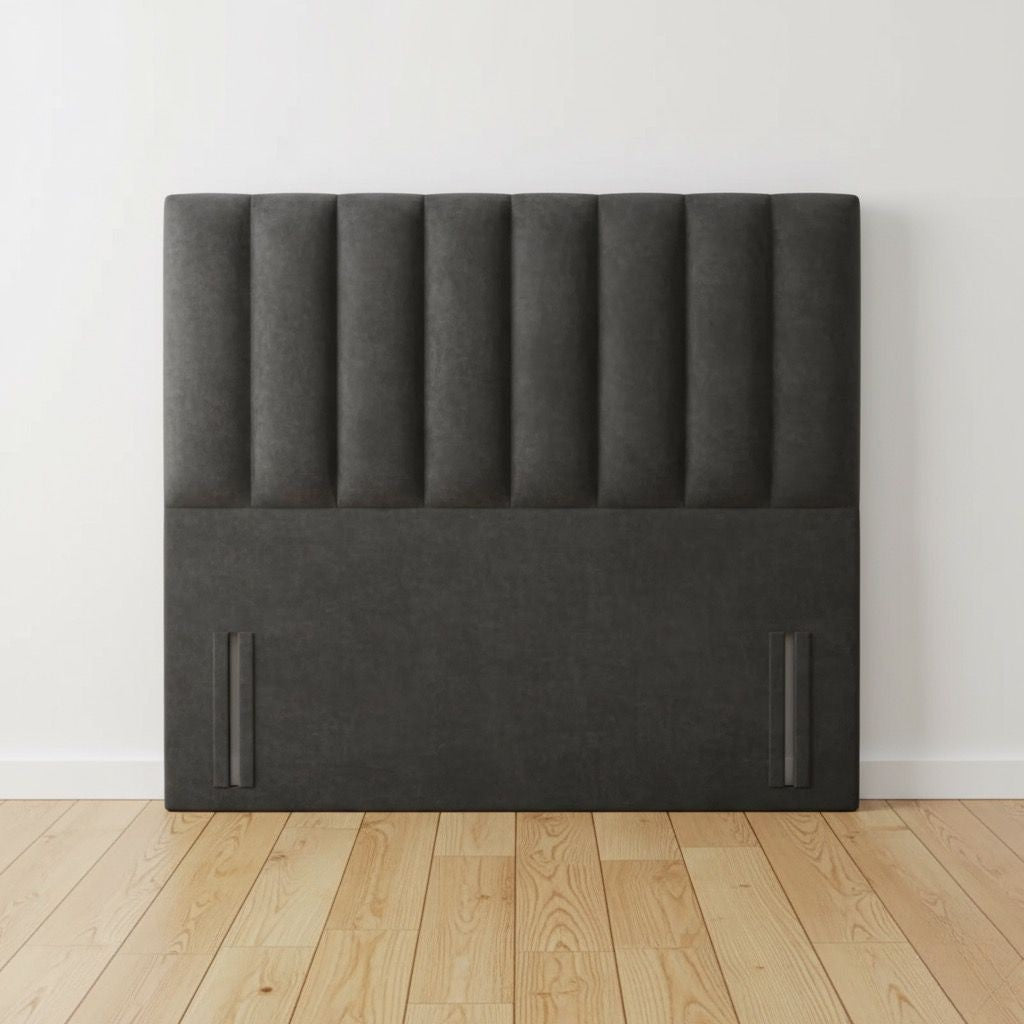 Milan Floor Standing Upholstered Fabric Headboard