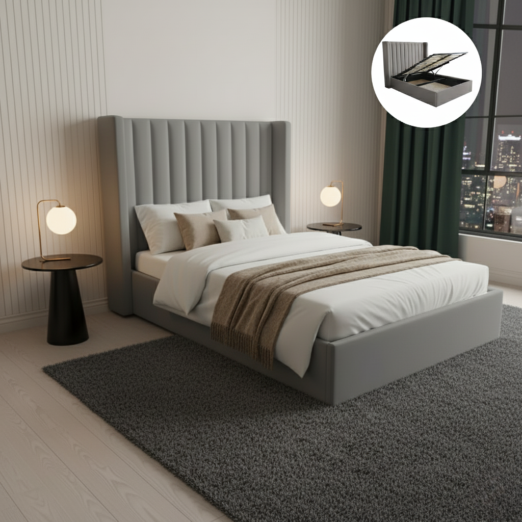 Alura ottoman storage bed