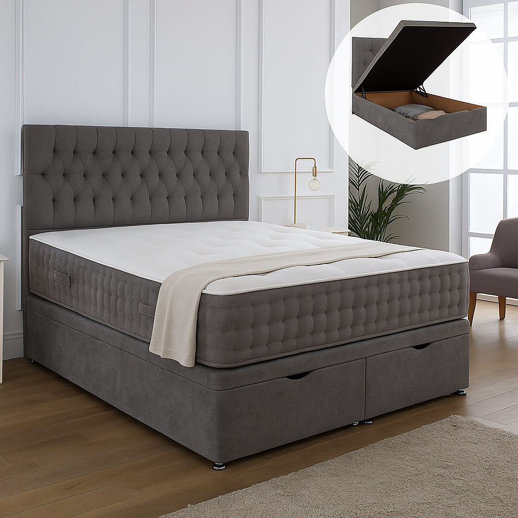 Albans Ottoman Storage Divan Bed