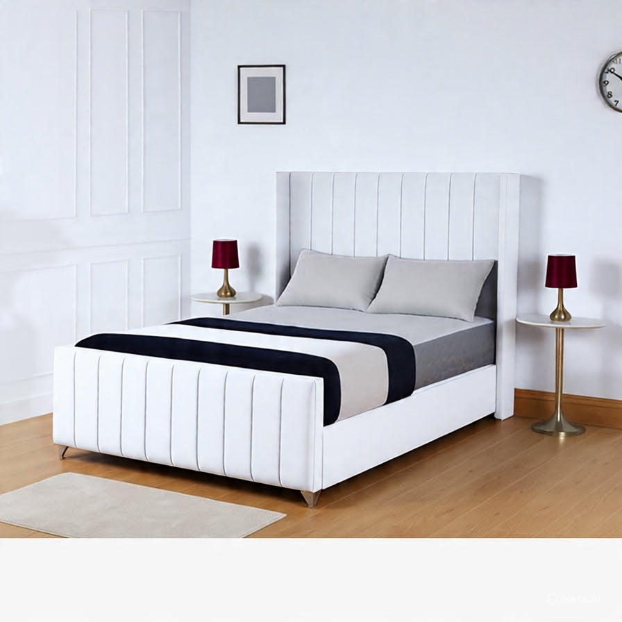 EMPIRE WING UPHOLSTERED BED