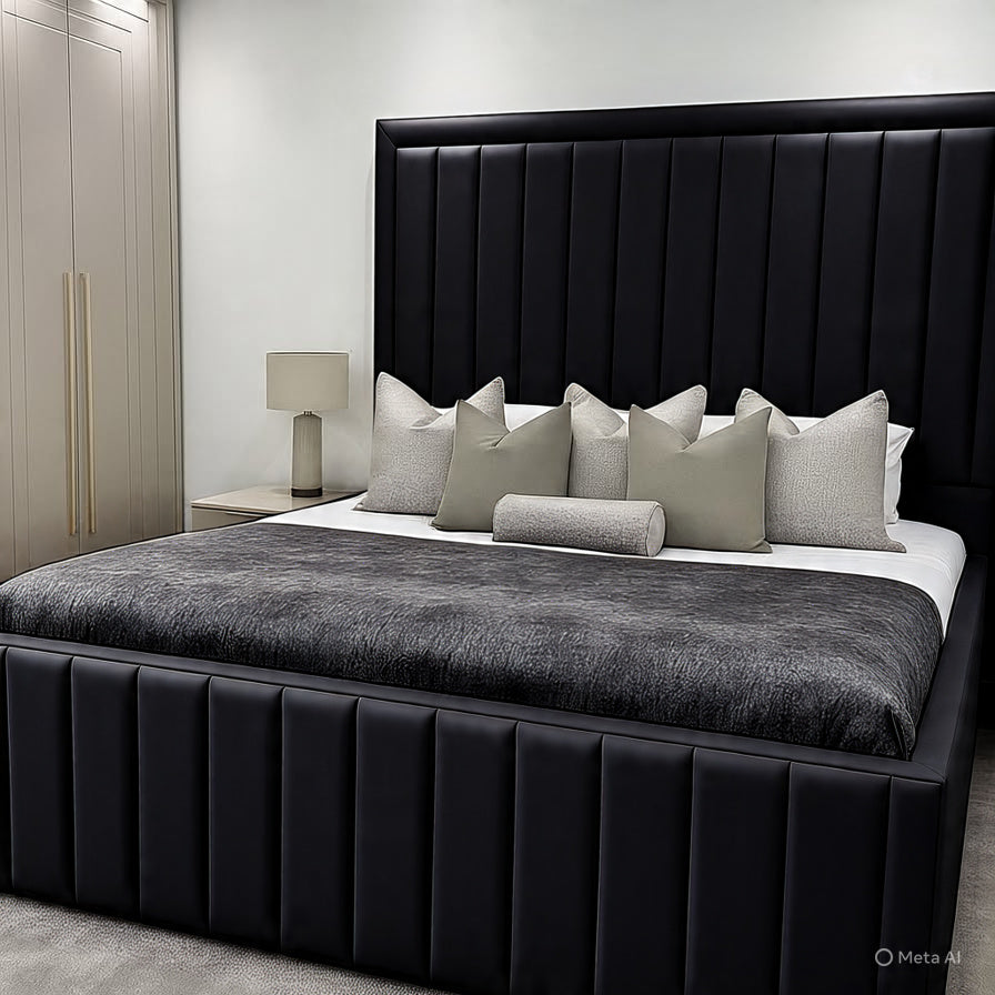 HAMPTON PANEL UPHOLSTERED BED