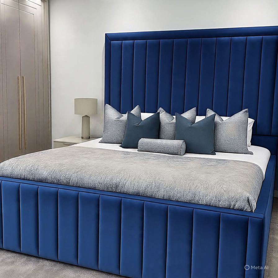HAMPTON PANEL UPHOLSTERED BED