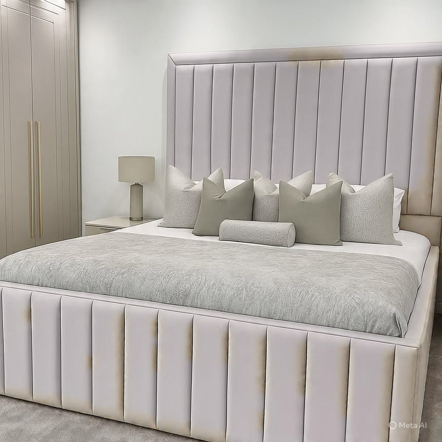 HAMPTON PANEL UPHOLSTERED BED
