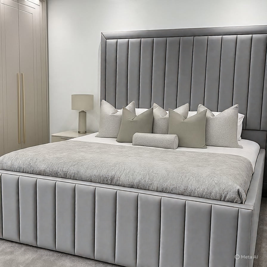 HAMPTON PANEL UPHOLSTERED BED