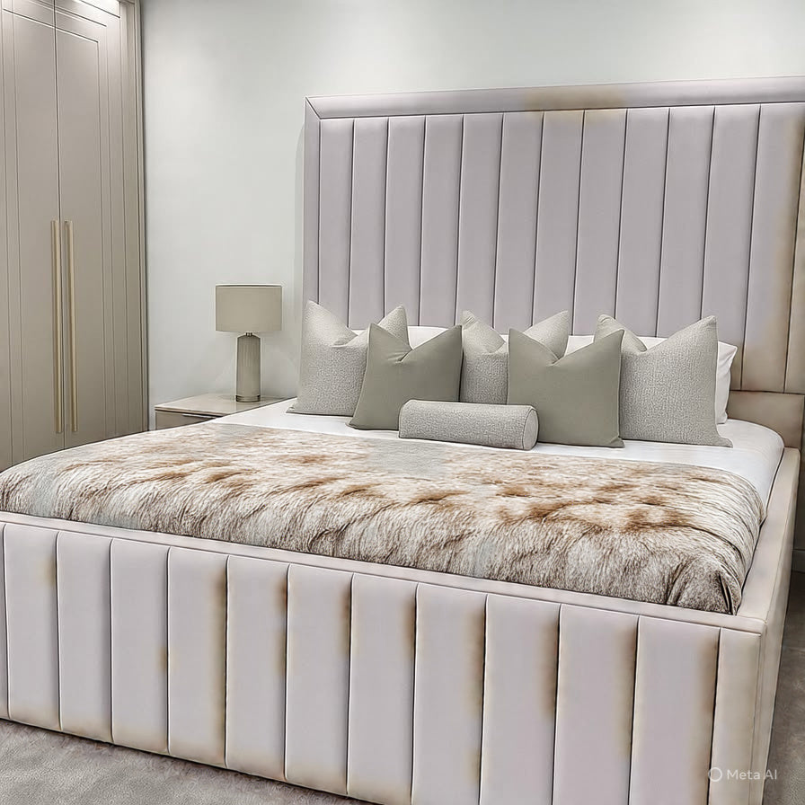 HAMPTON PANEL UPHOLSTERED BED