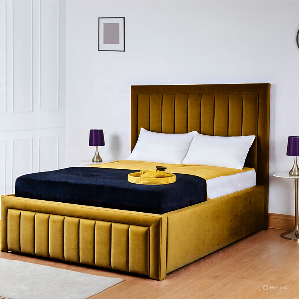 GRAND PANEL UPHOLSTERED BED
