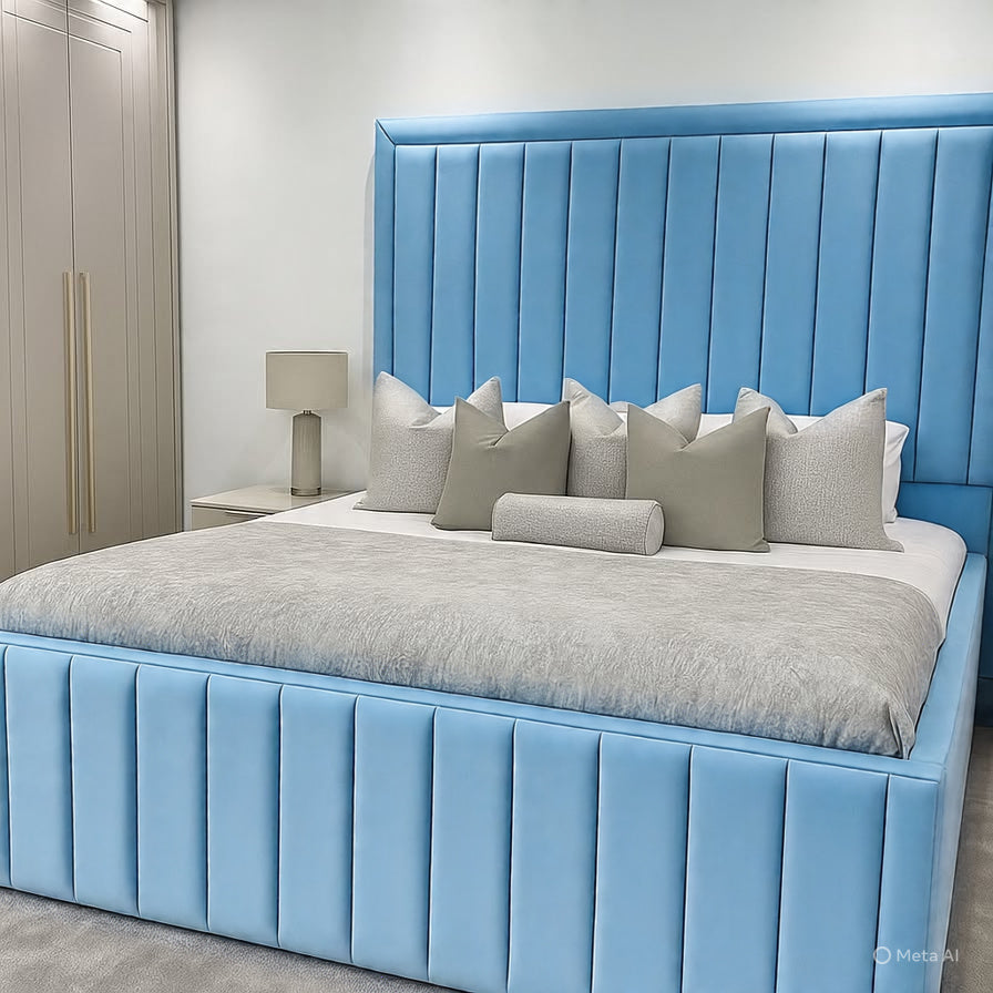 HAMPTON PANEL UPHOLSTERED BED