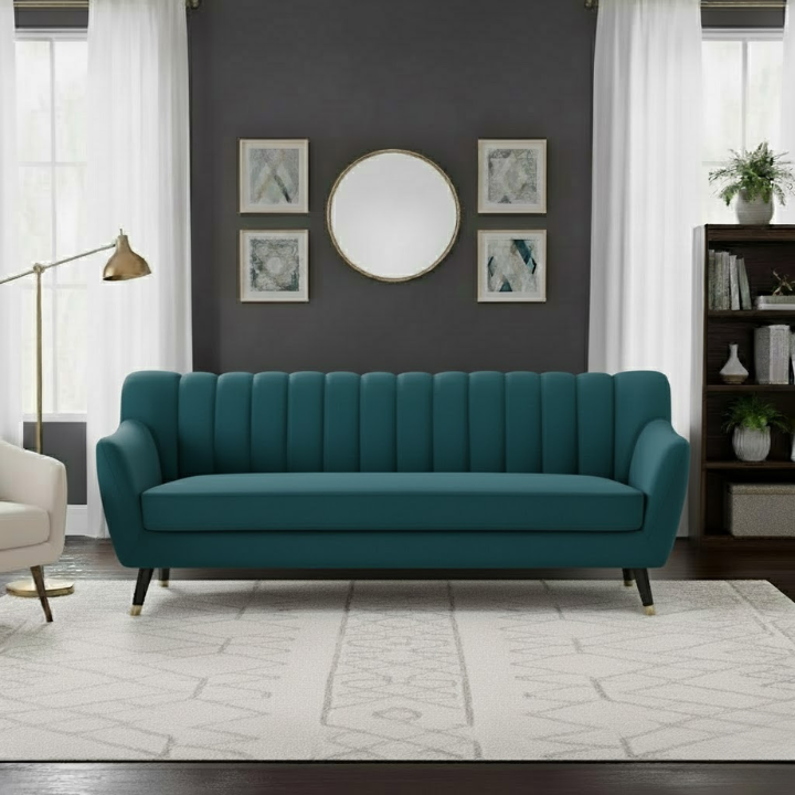 VF Velvet 3 Seat Sofa