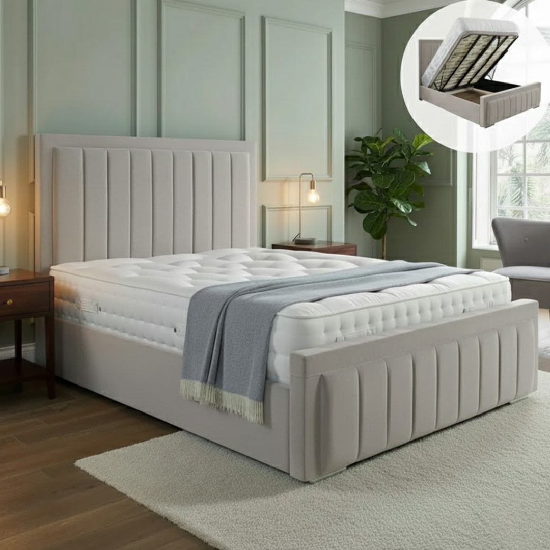 Giselle Ottoman Storage Bed - Optional Mattress