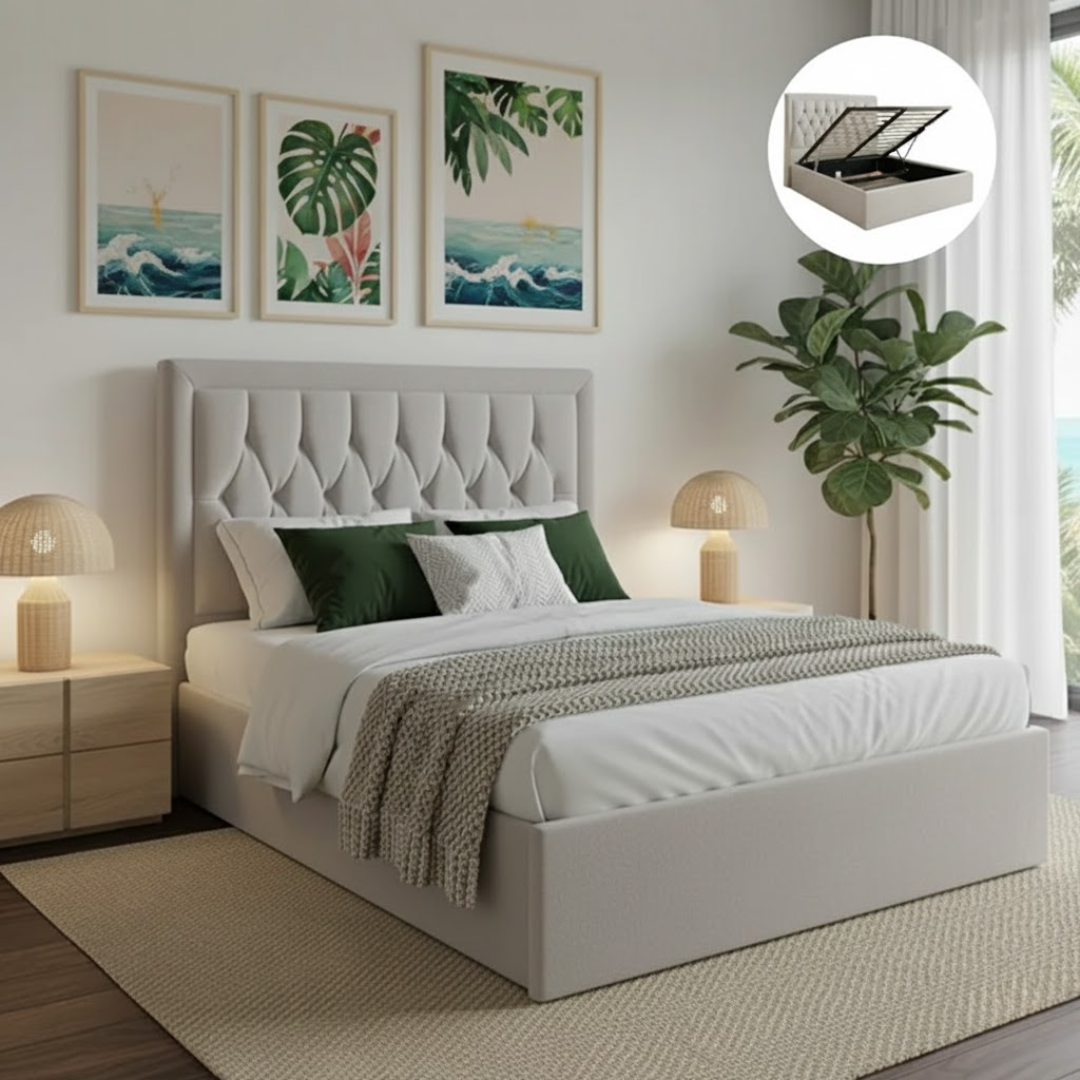 Aurea Ottoman Storage Bed