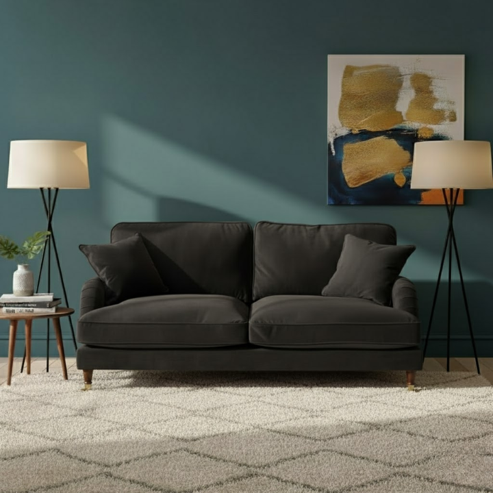 VF Velvet 3 Seat Sofa