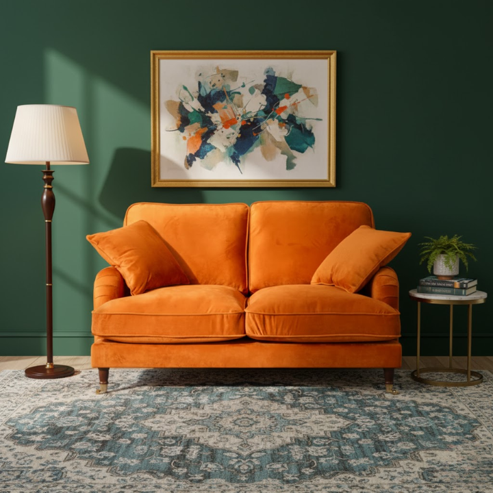 VF Velvet 2 Seat Sofa