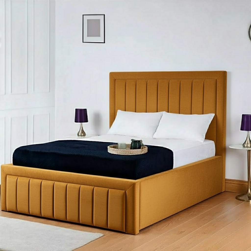 GRAND PANEL UPHOLSTERED BED