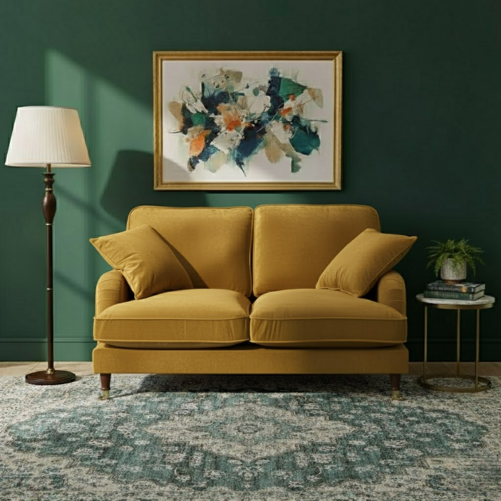 VF Velvet 2 Seat Sofa
