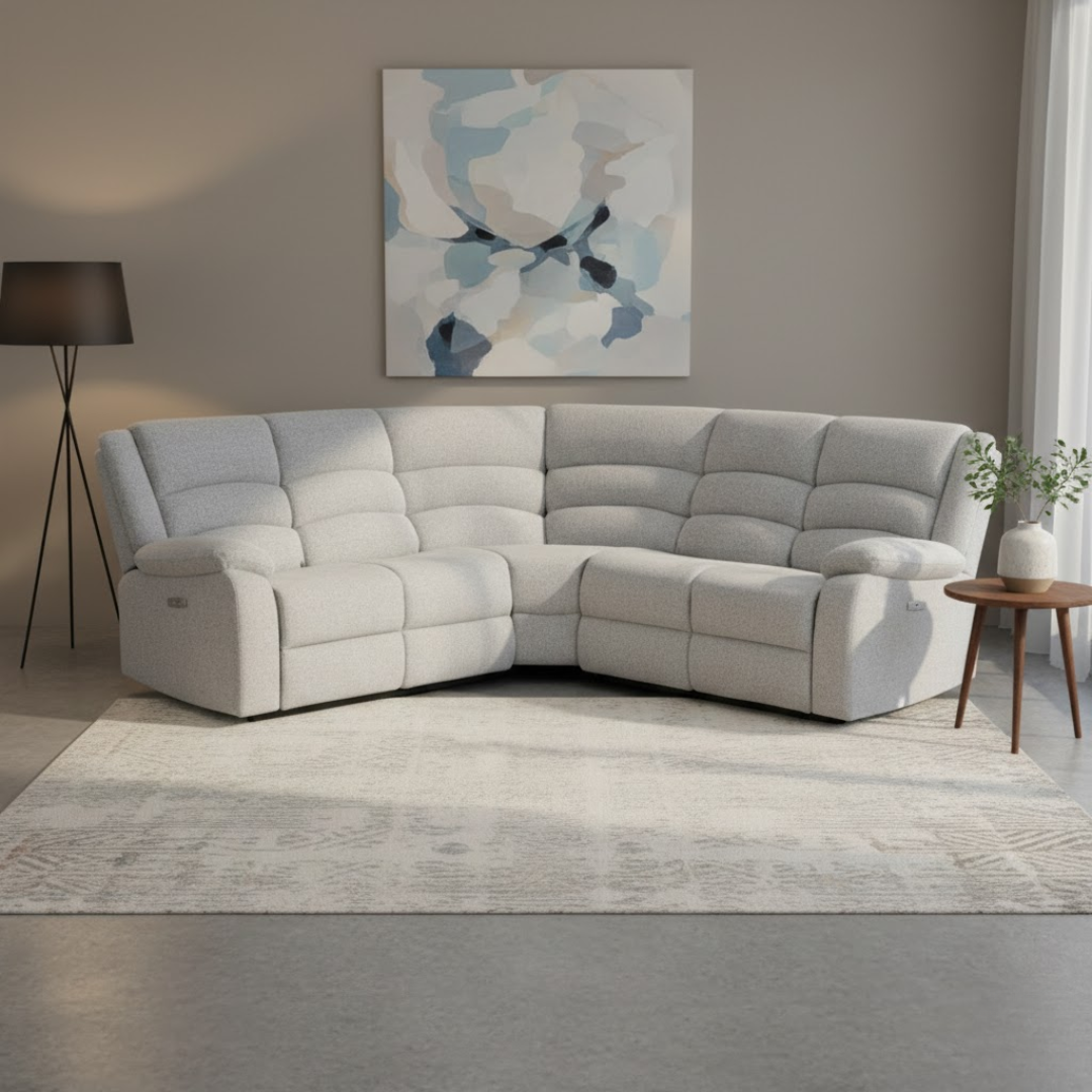 Dallas Corner Sofa Unit | Available in Power Recliner