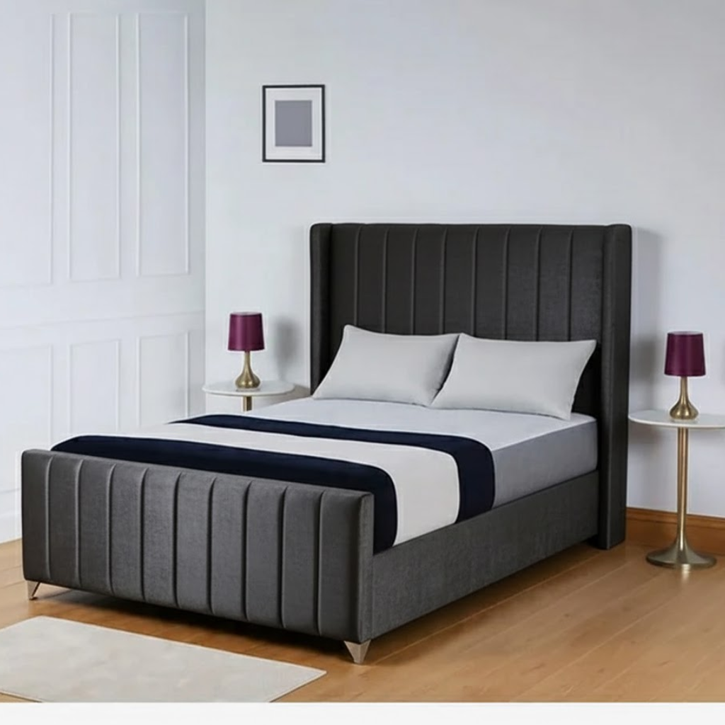 EMPIRE WING UPHOLSTERED BED