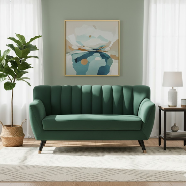 VF Velvet 2 Seat Sofa