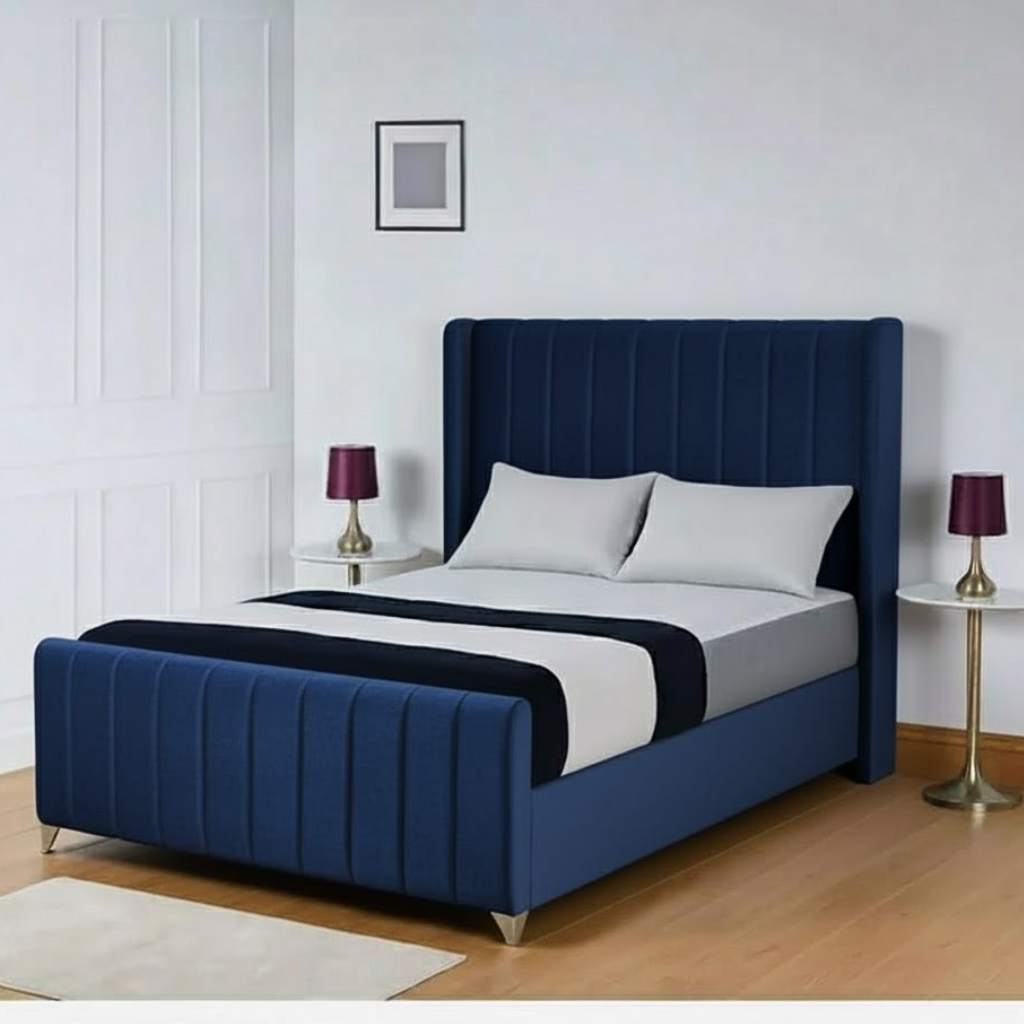 EMPIRE WING UPHOLSTERED BED