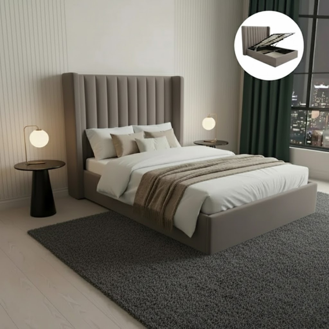 Alura ottoman storage bed