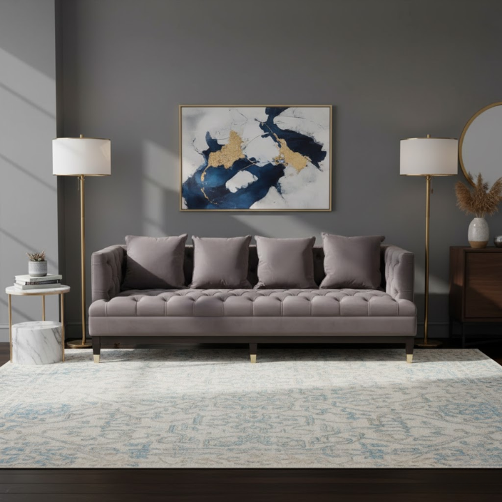 Sefira 3 Seat Viola Pirate Sofa