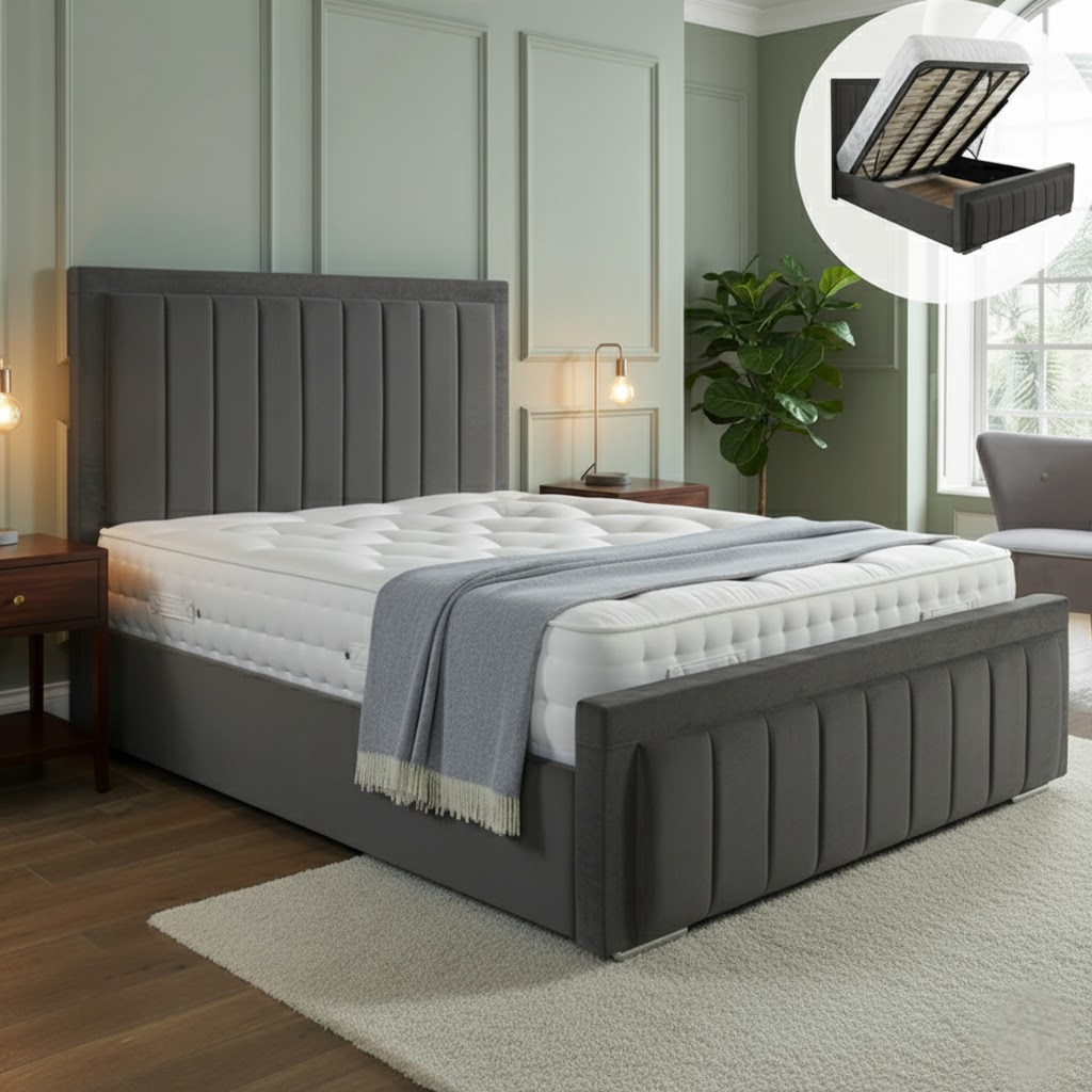 Giselle Ottoman Storage Bed - Optional Mattress