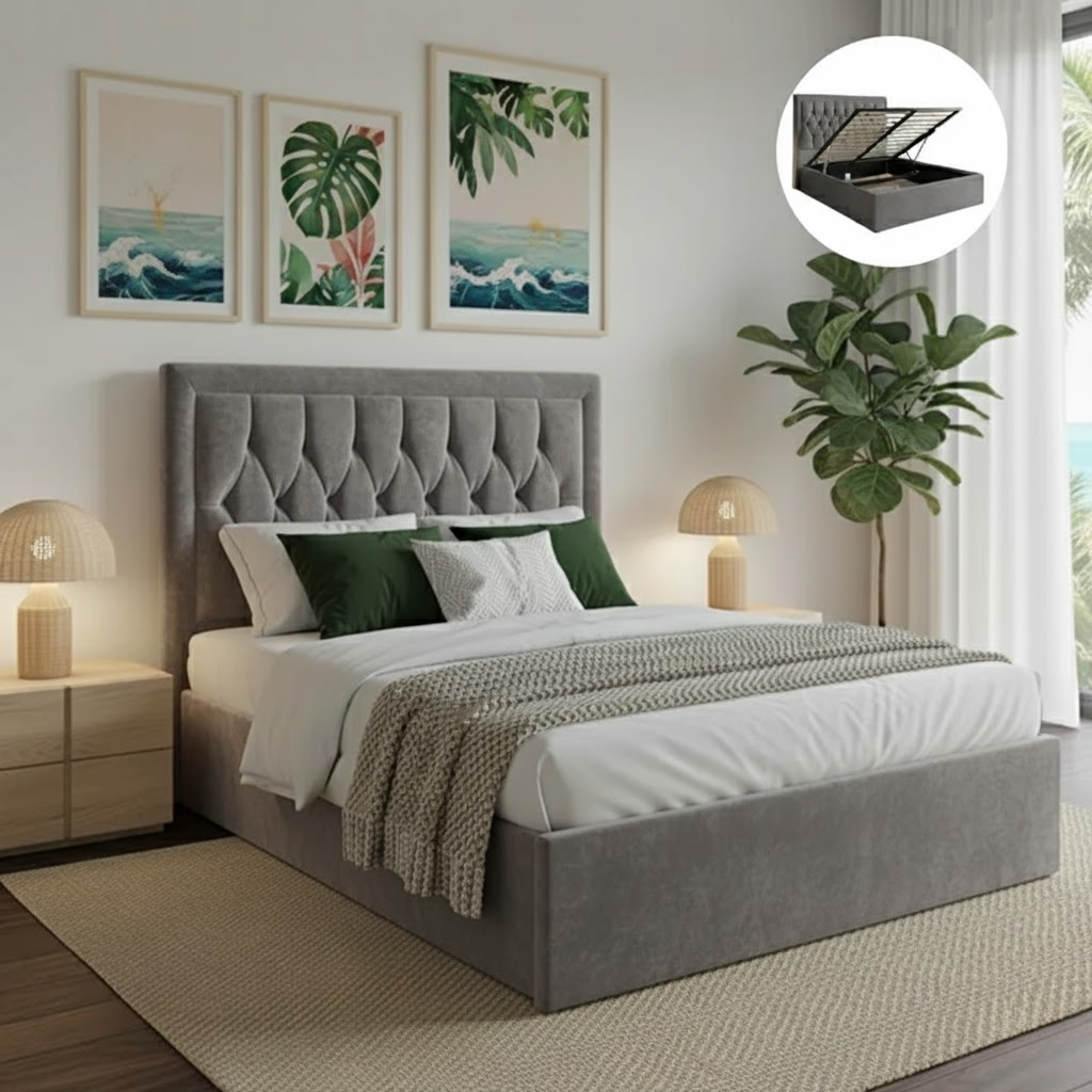 Aurea Ottoman Storage Bed