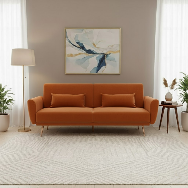 Hatton Velvet Sofa Bed