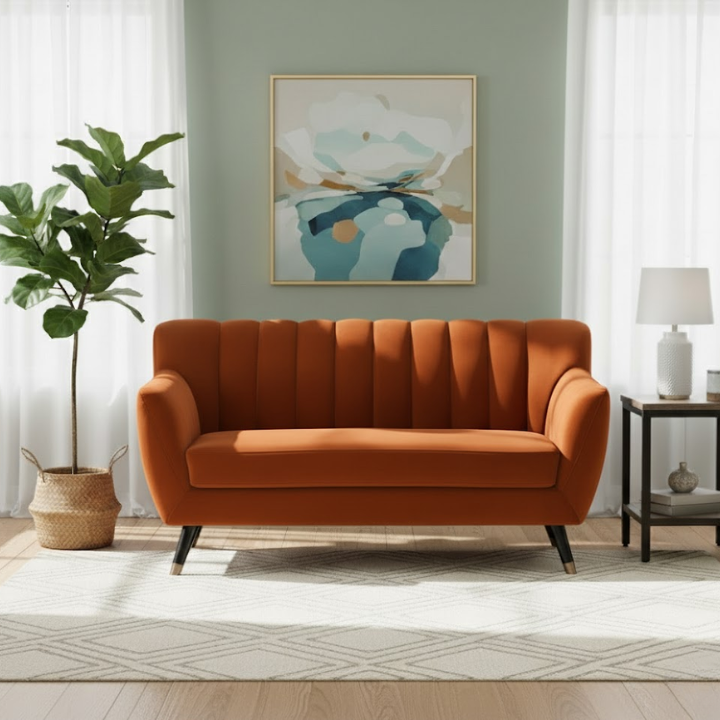 VF Velvet 2 Seat Sofa