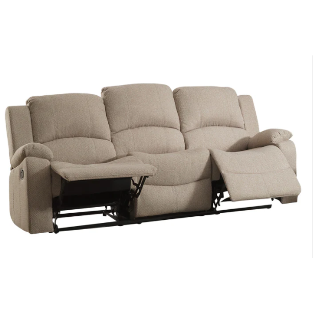 TF Fabric Electric 3 Seat Recliner Sofa