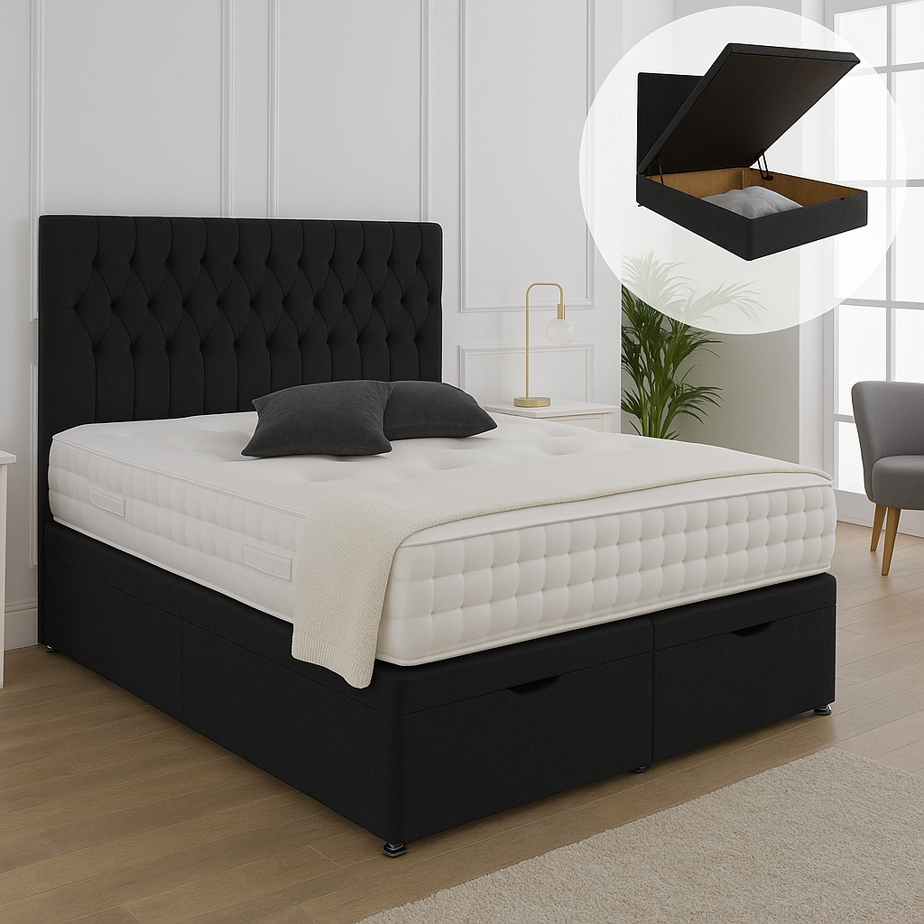 Albans Ottoman Storage Divan Bed