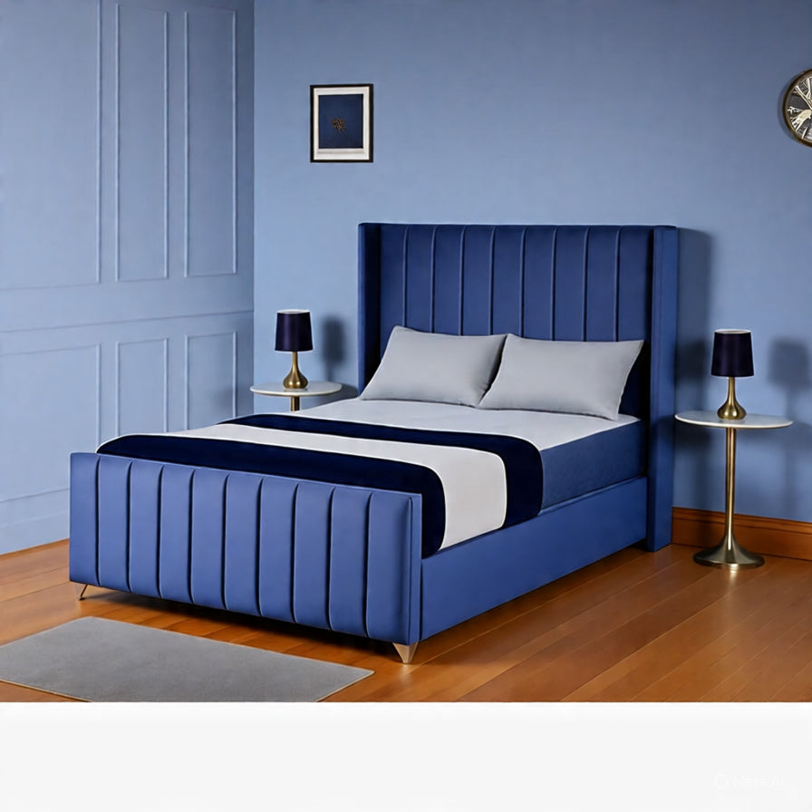 EMPIRE WING UPHOLSTERED BED
