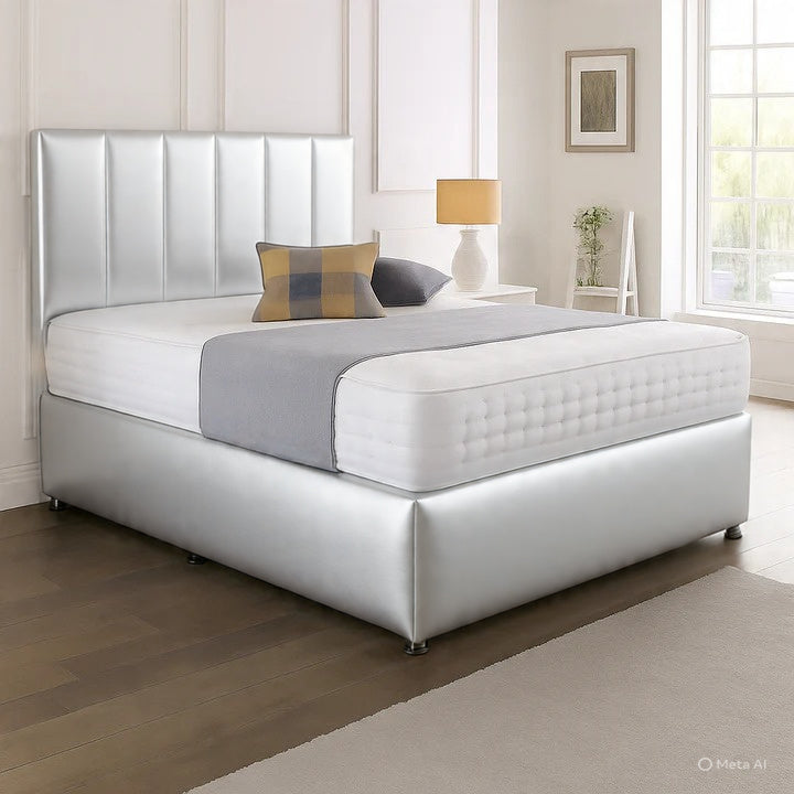 Oslo Headboard Divan Set - Choice of Mattress & Optional Storage