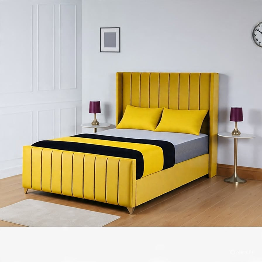 EMPIRE WING UPHOLSTERED BED