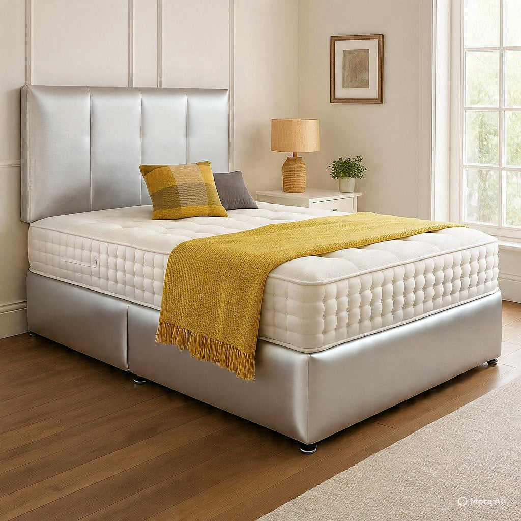 Chelsea Headboard Divan Set - Choice of Mattress & Optional Storage